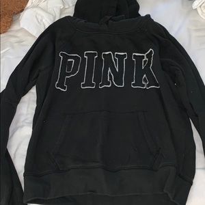 Black pink hoodie